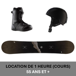 Snowboard Package - 1 hour, Senior 55+