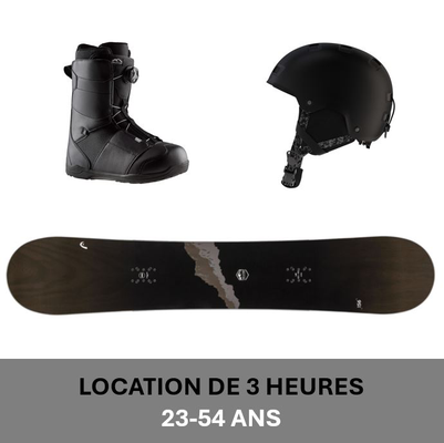 Snowboard Package - 3 hours, Adult 23-54