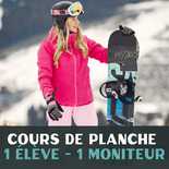 Cours de planche à neige - Non-résident - 1 personne
