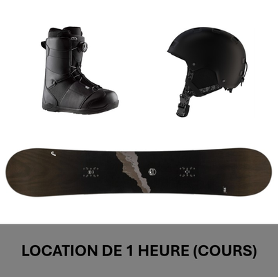 Équipement complet de planche à neige - 1 heure, 0-25 ans
