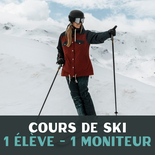 Cours de ski - Non-résident - 1 personne