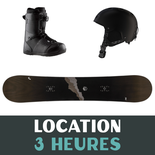 Équipement complet de planche à neige - 3 heures, 0-25 ans