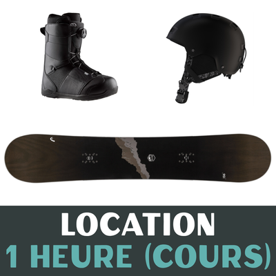 Équipement complet de planche à neige - 1 heure, 0-25 ans